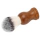 thumbnail image 2 of Brocha de afeitar para barba profesional con mango de madera para hombres., 2 of 14