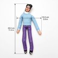 thumbnail image 2 of Christmas Poseable Plush Doll Soft Bendable Pop Star Doll Figure Puppet with Wire Skeleton Collectible Gift for Fans Home Holiday Decor, 11 Inch, 2 of 4