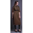 thumbnail image 3 of Bimba Kurta Imprimée Tunique Droite Hauts Femmes Tenue d'Été Kurti pour Dames, 3 of 5