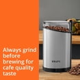 thumbnail image 5 of Krups Fast-Touch Stainless Steel Coffee and Spice Grinder, GX204, 5 of 7