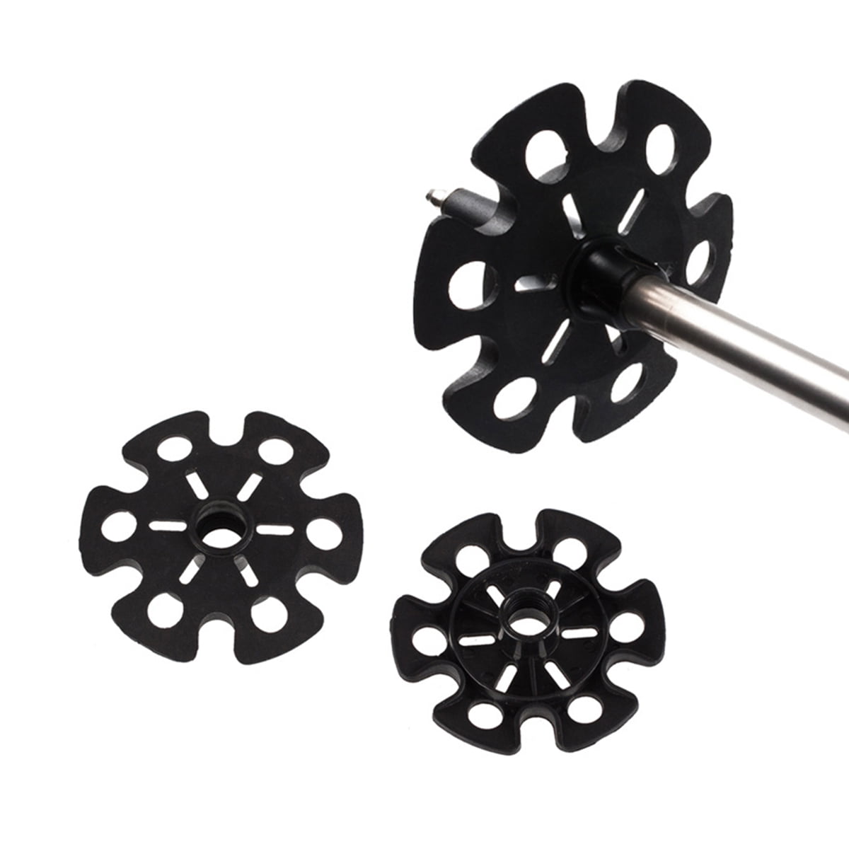 5pcs Outdoor Climbing Trekking Pole Tips Snow Flake Mud Ski Baskets