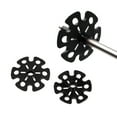 thumbnail image 2 of 10 Pcs Embouts de Bâton d'Escalade Randonnée Neige Flocon Boue Ski Paniers de Marche Accessoires de Randonnée, 2 of 8