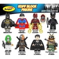 thumbnail image 4 of Figuras Lego Liga De La Justicia Superman Batman Hawkman Black Adam The Flash Minifigures Bloques De Construcción Juguetes, 4 of 4