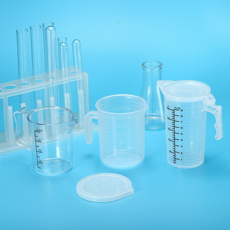 mL 100-500 Measuring Cups Clip Art - Milliliters Liquid Containers - Beakers