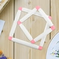 thumbnail image 4 of Raindrops 2Pcs Plastic Embroidery Frame Square Quilting Hoop with Clip for Versatile Sewing Projects, 4 of 8