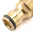 thumbnail image 3 of 5X Brass Tap Adaptor Male 1/2” 12Mm External Thread Fitting Hose Quick, 3 of 8