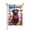 Style 4, variant on Welcome Spring Summer Garden Flag Black Lab Dog With Flowers & American Flag Double Sided 12x18 Inch Patriotic Yard Decor Outdoor House Flag