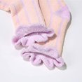 thumbnail image 4 of ZECATL 5 Paires de Chaussettes en Molleton de Corail d'Hiver, 4 of 6