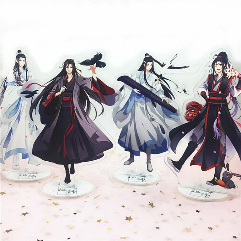 Cartoon Anime Acrylic Wei Wuxian Decoration Toys Lan WangJi two-sided  Collection Model Figure Model Toys Acrylic Stand Figure Mo Dao Zu Shi  Figure Model Plate B 