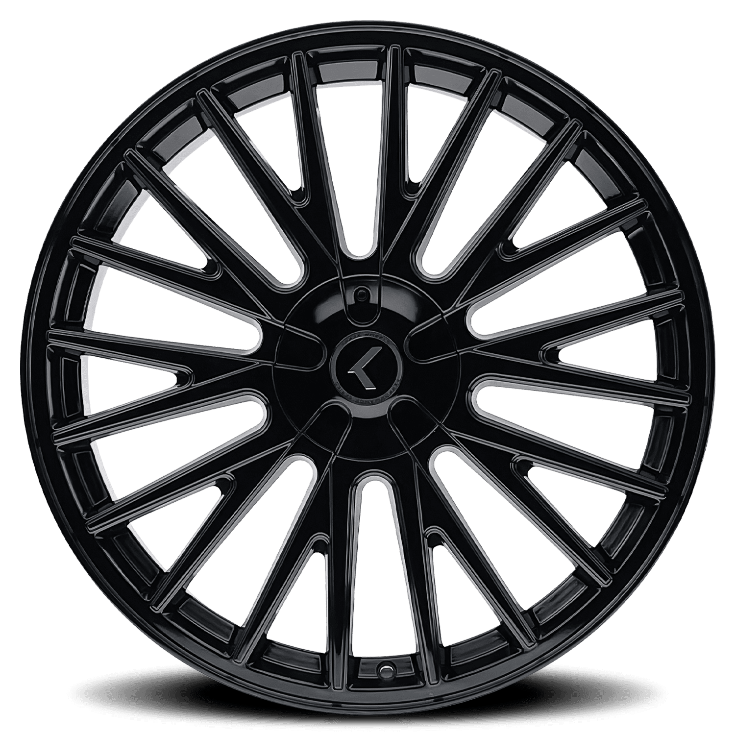 22x8.5 Kraze KR185 Double Down Gloss Black Wheel 5x112/5x4.5 (38mm)