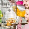 thumbnail image 2 of Shisuyan Cage Mounting Bird Feeder Simple Structure 1Set 4.3X3.1X5.5in, 2 of 9