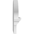 thumbnail image 4 of Ekena Millwork 26"W x 13-3/8"H x 2-3/4"P Elliptical Smooth Architectural Grade PVC Combination Pediment, 4 of 7