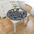 thumbnail image 2 of nygtbtfer Mandala Flower Square Washable Table Cloth Stain Resistant Tablecloth  Wrinkle Free Spill Proof Decorative Fabric Table Cover for Wedding Dining Party, 2 of 7