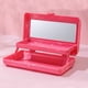 thumbnail image 3 of Estuche de maquillaje plegable con espejo – Organizador de cosméticos de viaje de 2 capas, estuche portátil para accesorios para estudiantes, 3 of 6