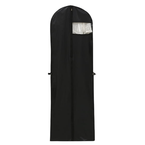 Mosey Hangable Wedding Dress Bag Durable Washable Breathable with Handle Zipper Closing Dust-proof Foldable Garment Cover