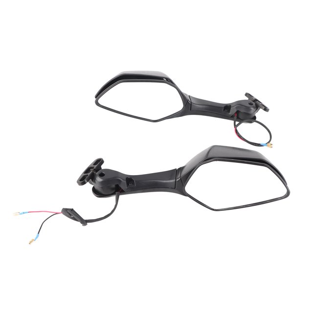 Espejo universal para motocicleta, espejos retrovisores para motocicleta, espejo retrovisor con señal de giro para motocicleta, espejos laterales para motocicleta, elegantes y modernos