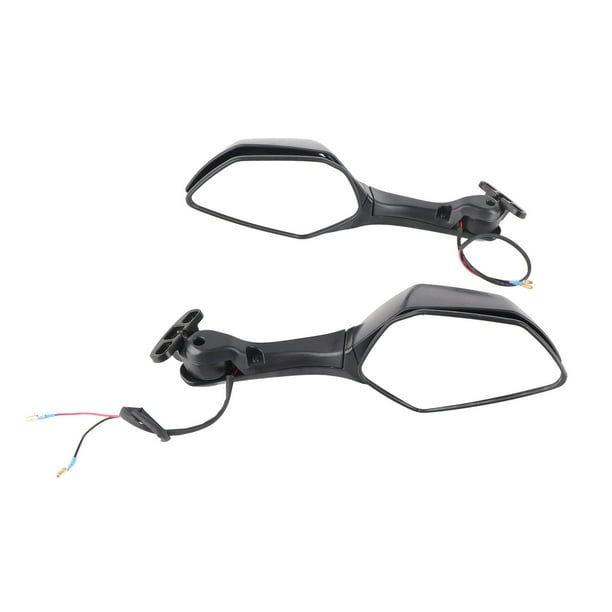Espejo universal para motocicleta, espejos retrovisores para motocicleta, espejo retrovisor con señal de giro para motocicleta, espejos laterales para motocicleta, elegantes y modernos