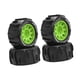 thumbnail image 5 of 1:18 Neumáticos RC Ruedas Neumáticos de repuesto para control remoto Elegantes Orificio de montaje de 4 mm Verde, 5 of 9