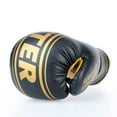 thumbnail image 2 of Fighter Boxing Gloves Basic Stripe - black/gold, 2 of 9