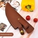 thumbnail image 3 of 2X de Cuchillo de Piel de Vaca, Cuchillo para Deshuesar, Cuchillos de Cocina Pequeños, de PU con Anillo para Cinturón, de Cuchillo Portátil, 3 of 4