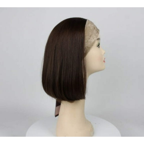 European Human Hair Freeda Wig Avalon Fall Light Brown With Reddish Highlights Size L