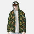 thumbnail image 2 of Fotbe Mask Tropical Flower Chaqueta con Protección Solar UPF 50+ para Hombre y Mujer, Camisa con Capucha y Bolsillos-Medium, 2 of 7