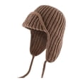 thumbnail image 2 of QHUDLV Flying Ear Flap Beanie Wool Blend Winter Hat for Men Women AU, 2 of 9