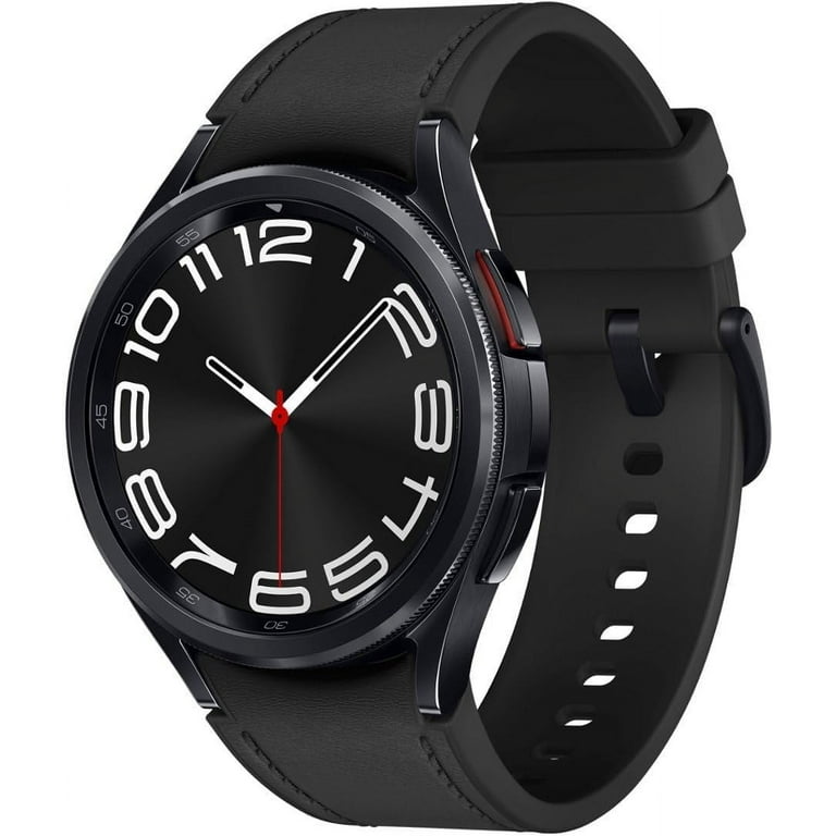 Samsung Galaxy Watch 6 Classic 43mm Stainless Steel SMART HEALTH NEW WEARABLE Fitness Tracker Bluetooth Black Walmart