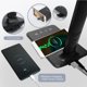 thumbnail image 3 of Lampe De Bureau Led 3 Modes Couleur 5 Niveaux Luminosit Lampe De Chevet Table Touche Led Port Usb Sans Fil Charger Telphone Support Affichage Lcd, 3 of 5