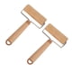 thumbnail image 1 of 2 uds rodillo pequeño rotación de 360 grados mango ergonómico fácil de limpiar rodillo de masa de madera para Pizza pastel pan, 1 of 12