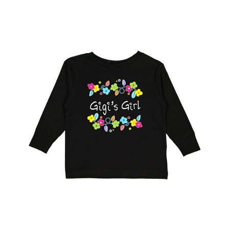 

Inktastic Gigis Girl- Bright Flowers Gift Toddler Toddler Girl Long Sleeve T-Shirt