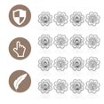 thumbnail image 3 of Metal Press Stud Buttons for Overcoat Sewing 10Pairs Silver Alloy Fashion Snaps, 3 of 5