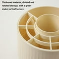thumbnail image 3 of Makeup Brush Storage Cylinder Desktop Rotating Makeup Brush Bucket Dressing Table Mouth Red Eyebrow Pen Storage Shelf Cosmetic Storage Box, 3 of 8