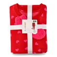 thumbnail image 5 of Joyspun Women's Pajama Top, Joggers and Socks Pajama Gift Set, 3-Piece, Sizes S-3X, 5 of 8