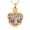 Gold-Purple, variant on Heart Urn Ashes Necklace for Women Tree of Life Cremation Crystals Ash Pendant Loved One Memorial Jewelry