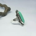 thumbnail image 4 of QQTDFG Vintage 925 Silver Turquoise Ring Women Man Wedding Party Gift Jewelry Size 6-10-#18-10, 4 of 5