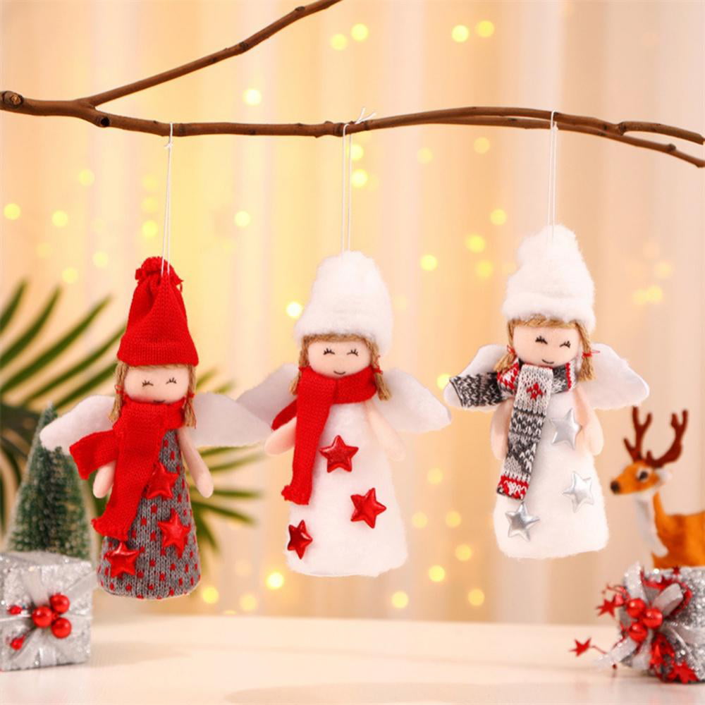3PCS Lovely Christmas Party Hanging Decor Santa Claus Snowman Xmas Ornaments HOT 