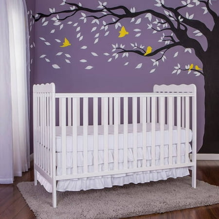 Dream On Me Classic 2-in-1 Convertible Crib, White