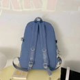 thumbnail image 2 of Popular Pink Purple Color Girls High School Student Backpack Bags DMH, 2 of 7