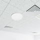 thumbnail image 2 of Lámpara de techo redonda de acrílico con diseño de panel plano para dormitorio, luminaria empotrada LED con pantalla de plástico blanca, 2 of 7