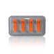 thumbnail image 2 of Colgador montado en la pared para cocina, organizador de ganchos, estante para botellas de condimentos, sin perforaciones, extraíble, soporte Almacenamiento y organización del hogar Gris claro Bewildely HA061172-02B, 2 of 6