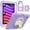 Purple, variant on Decase for Apple iPad Mini Case 8.3” 2021 with Pencil Holder,360 Rotating Hand Strap,& Stand, Drop-Proof Kids Case for iPad Mini 7 A17 Pro 2024/iPad Mini 6 2021 8.3 Inch,Purple