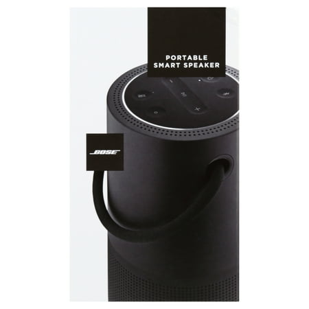 Bose - Portable Smart Speaker with built-in WiFi, Bluetooth, Google Assistant and Alexa Voice Control - Triple Black