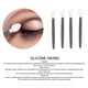 thumbnail image 3 of Hisopos Reutilizables, Juego De Brochas Cosméticas De Silicona, Resistente Al Agua, Compacto, Flexible, Duradero Para Sombra De Ojos, 3 of 8