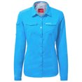 thumbnail image 1 of Craghoppers - Camisa de manga larga con NosiLife modelo Adventure II para mujer señora (Azul Mediterraneo), 1 of 3