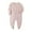 A-Pink, variant on Zwiiyzr 2025 0-12M Unisex Baby Girls Boys Long Sleeve Zipper Onesie Solid Colour Newborn Footie One-Piece Infant Romper Jumpsuit White