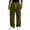 216#Army Green, variant on Men's Corduroy Casual Trousers Wide Leg Relaxed Fit Streetwear Pants Relaxed Travel Trousers