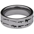 thumbnail image 4 of Guns Tungsten Carbide Ring, 4 of 9