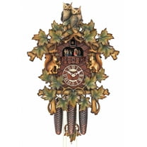 HerrZeit by Adolf Herr Cuckoo Clock - Forest Animals  handshingled & handpainted