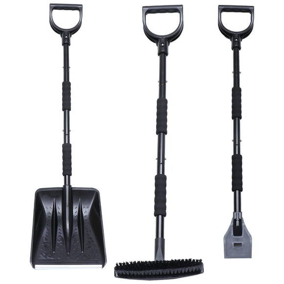 HORIALENCE 1 Set Iron Snow Brush Ice Scraper Shovel Tools for Car Snow Removal